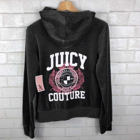 Juicy Couture Tops - NWT Juicy Couture Velour Collegiate Jacket